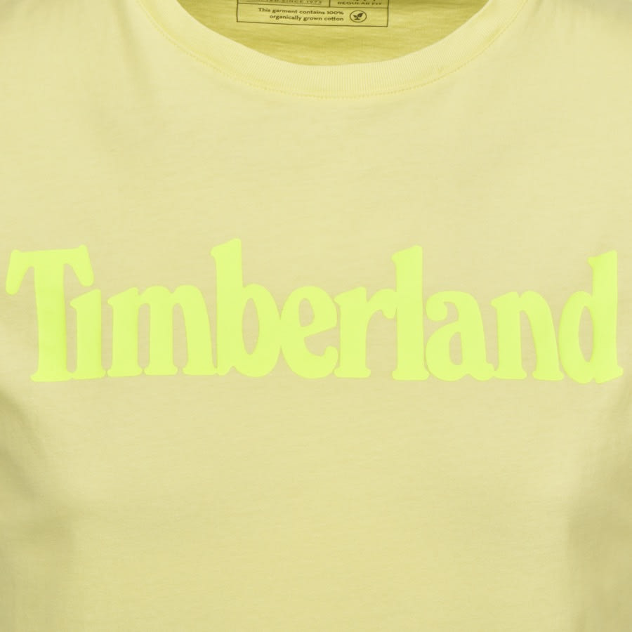 Alternative Image for ProductTimberland Logo T Shirt Yellow3